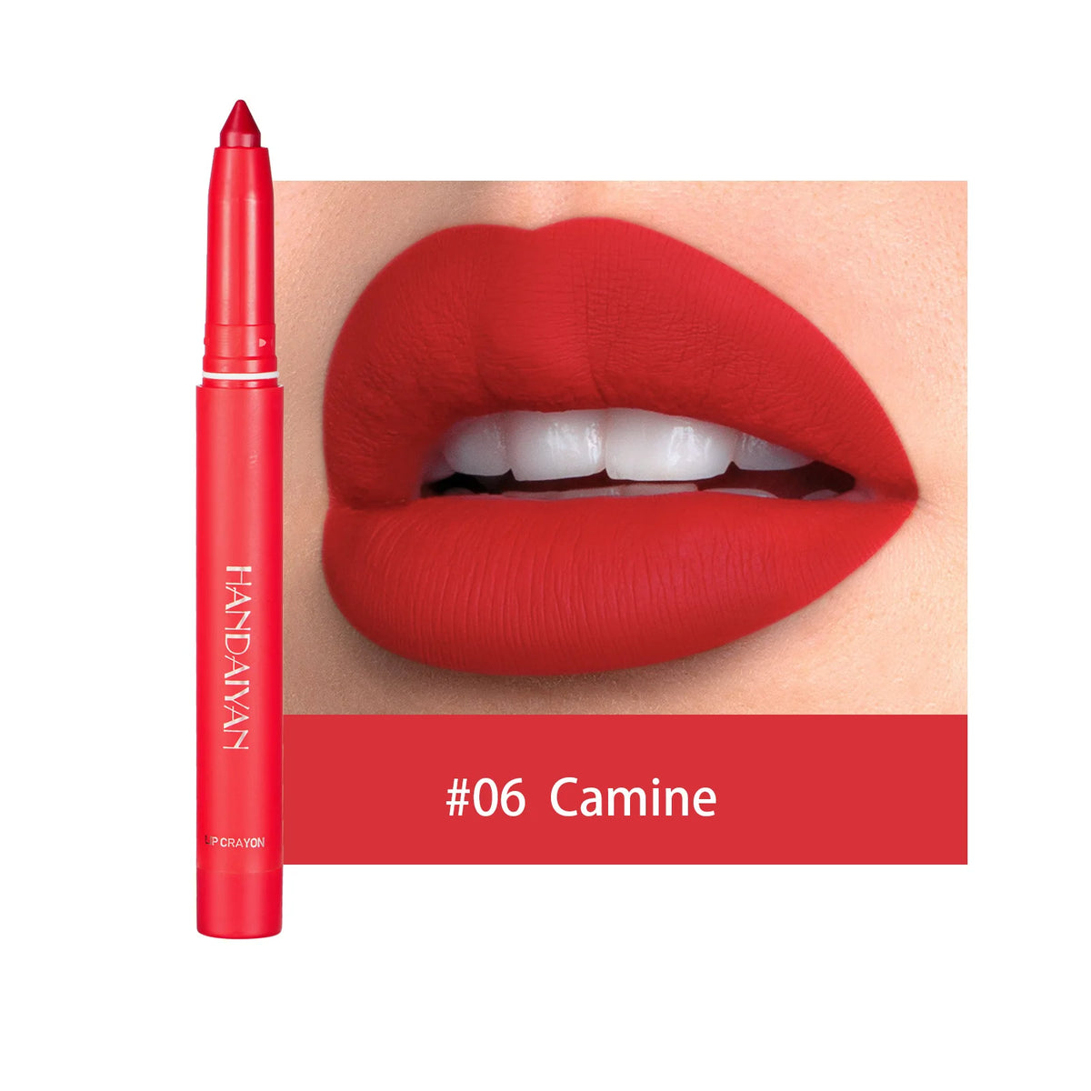 Long-Lasting Nude Pink Matte Lipstick Pen
