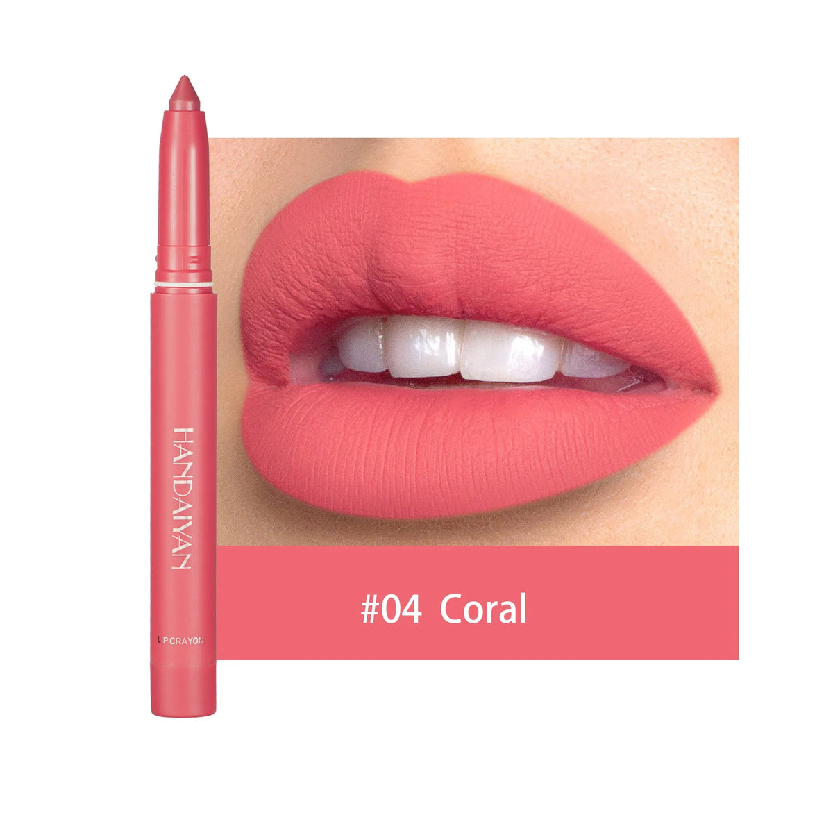 Long-Lasting Nude Pink Matte Lipstick Pen