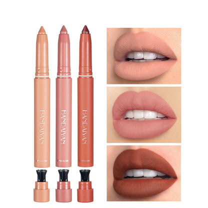 Long-Lasting Nude Pink Matte Lipstick Pen